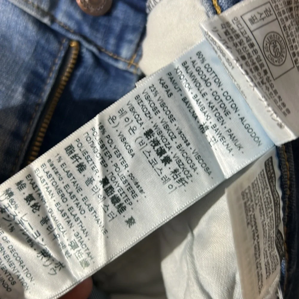4th- Levi's 505 Straight Street Classic Jeans - Picture 7 of 11